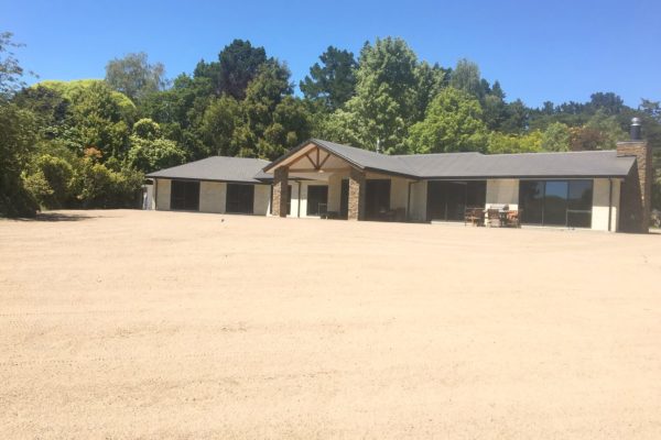 Large Scale Lawn Preparation Including Levelling Surface, Laying Seed, Fertilisation - North Canterbury Landscaping