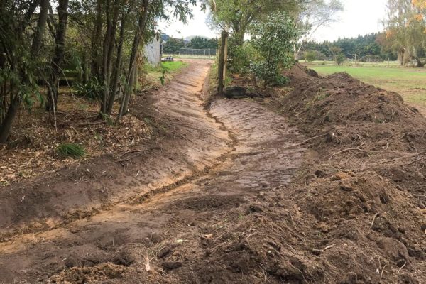 Thornz Landscapes Swale Preparation And Land Clearing For Rural Property