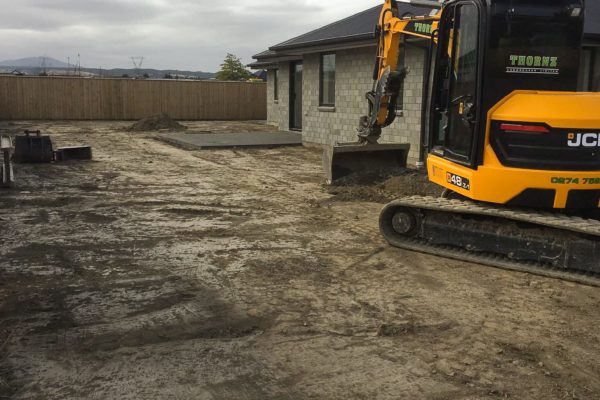 Land Clearing And Preparation For Lawn Turf Planting North Canterbury