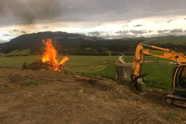 Earthworks And Earthmoving On Rural Property North Canterbury