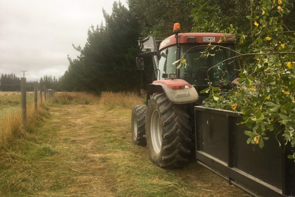 Land Clearing With Tractor And Trailer By Thornz Landscapes On Rural Property