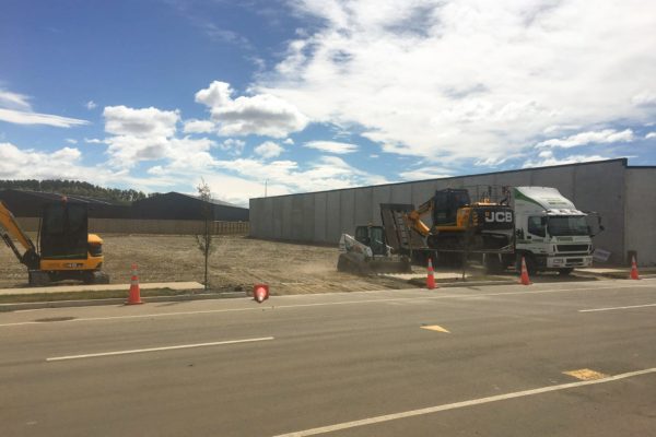 Land Clearing And Preparation Complete For Industrial Site North Canterbury