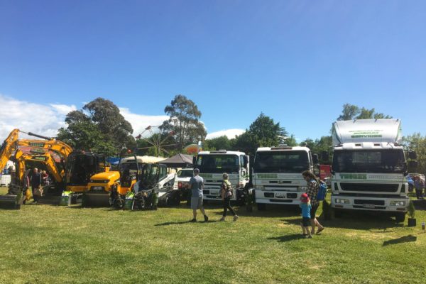 Thornz Landscapes Equipment On Display At Local A&P Show Amberley, Rangiora